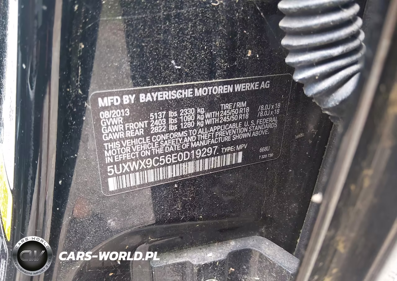 2014 BMW X3 xDrive28I VIN:5UXWX9C56E0D19297 - 9