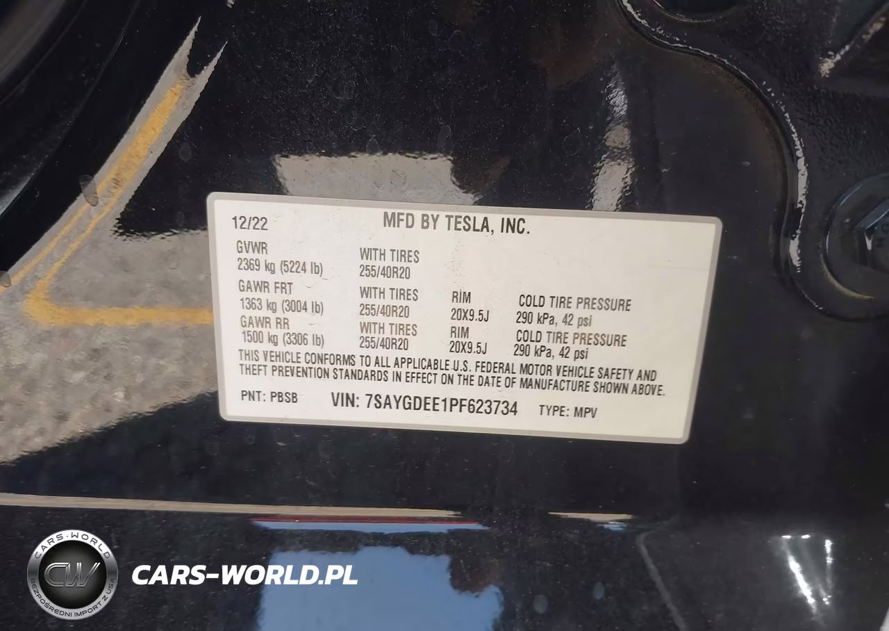 2023 Tesla Model Y Awd-Long Range Dual Motor All-Wheel Drive VIN:7SAYGDEE1PF623734 - 9