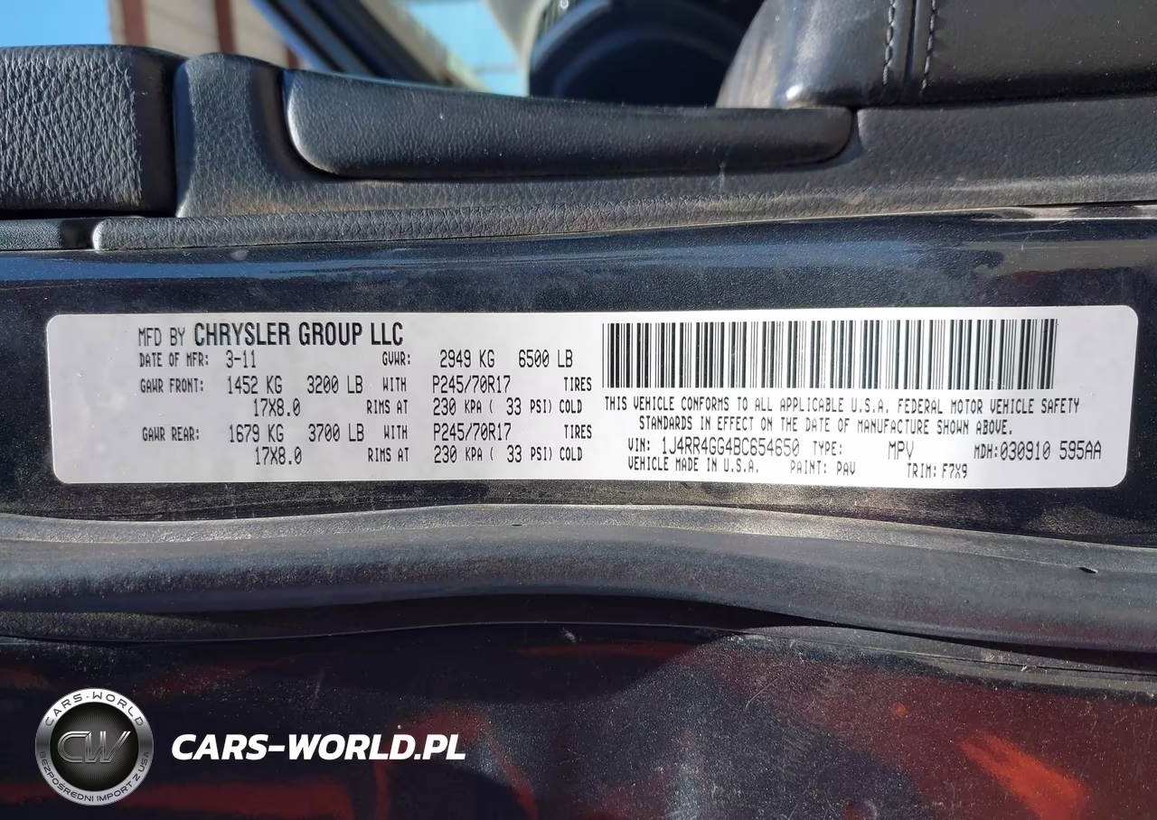 2011 Jeep Grand Cherokee Laredo VIN:1J4RR4GG4BC654650 - 9