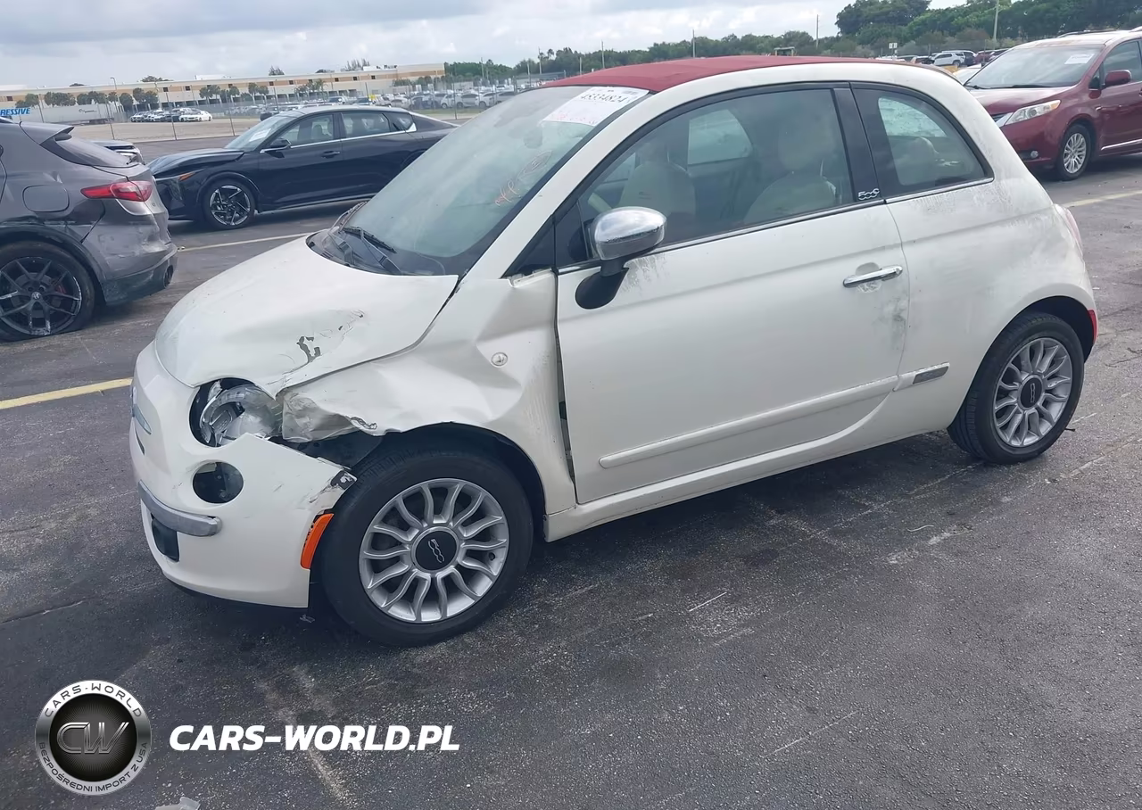 2013 Fiat 500C Lounge VIN:3C3CFFER4DT748446 - 2