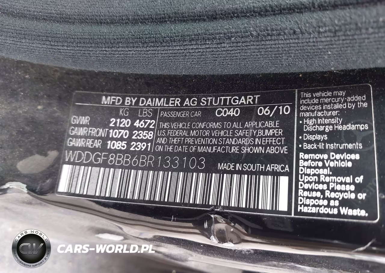 2011 Mercedes-Benz C 300 Sport 4Matic VIN:WDDGF8BB6BR133103 - 9