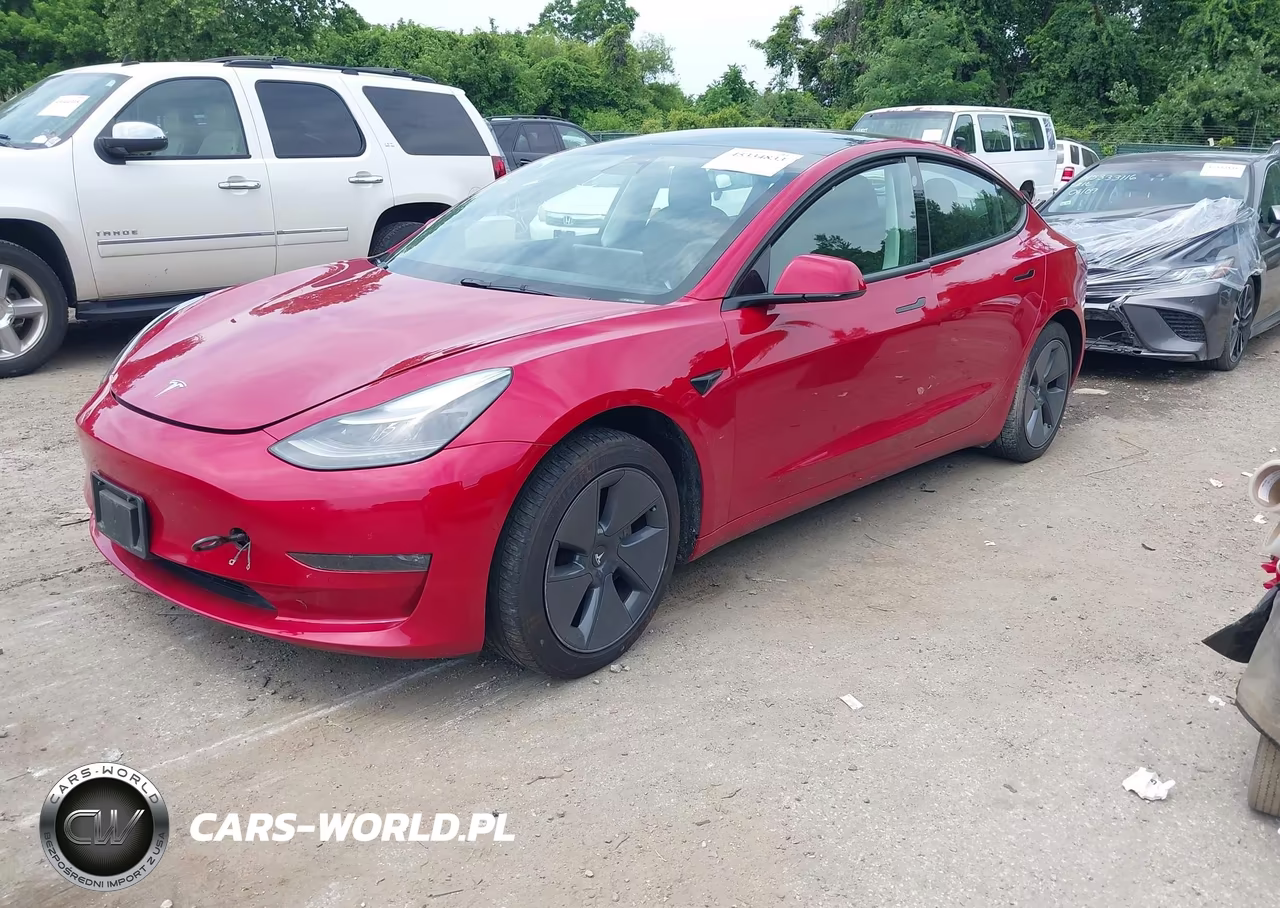 2022 Tesla Model 3 Long Range Dual Motor All-Wheel Drive VIN:5YJ3E1EB7NF204091 - 2