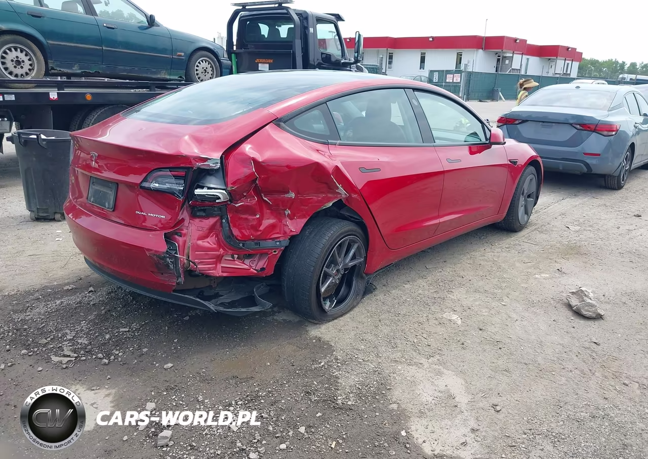 2022 Tesla Model 3 Long Range Dual Motor All-Wheel Drive VIN:5YJ3E1EB7NF204091 - 4