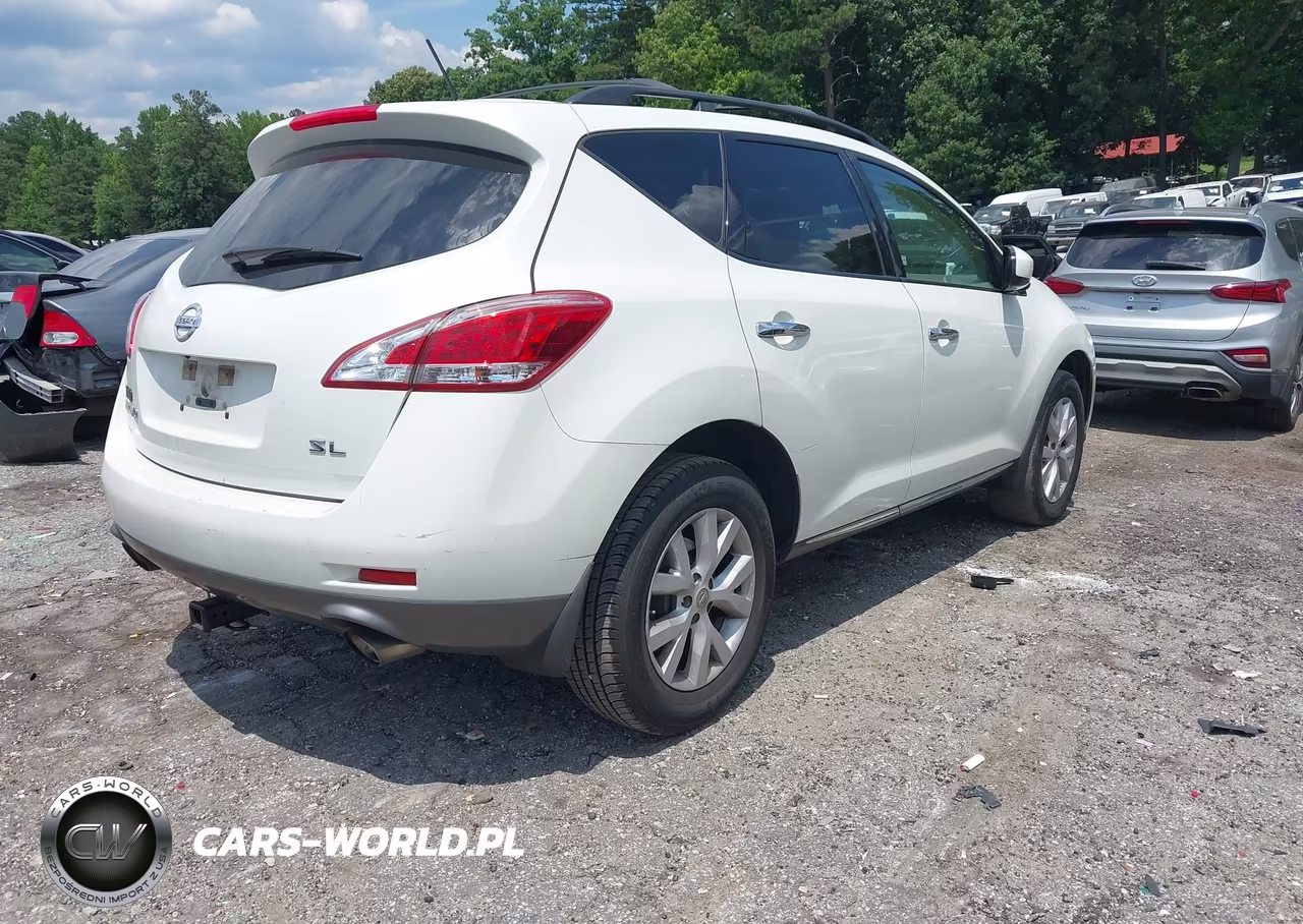 2011 Nissan Murano Sl VIN:JN8AZ1MU8BW052350 - 4