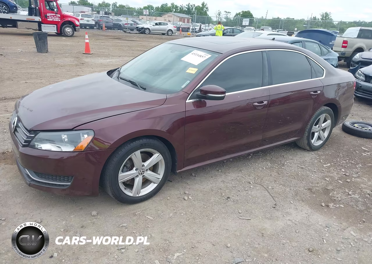 2013 Volkswagen Passat 2.5L Se VIN:1VWBP7A31DC035041 - 2