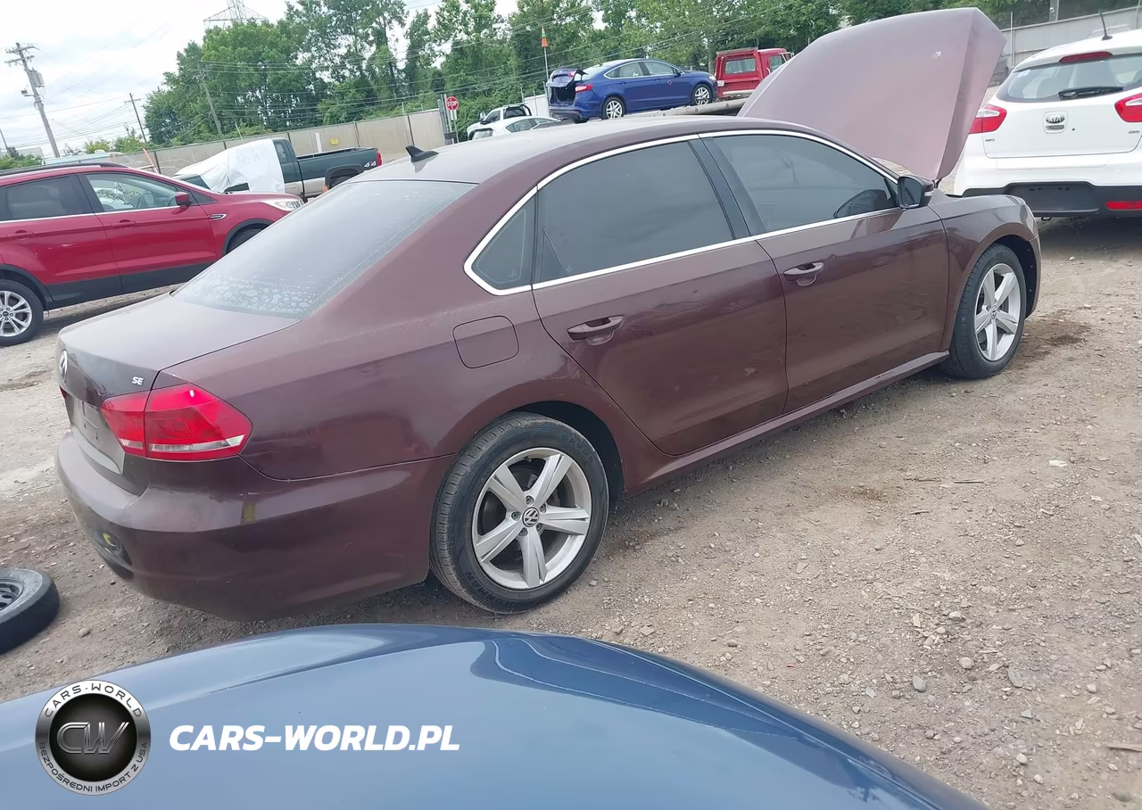 2013 Volkswagen Passat 2.5L Se VIN:1VWBP7A31DC035041 - 4