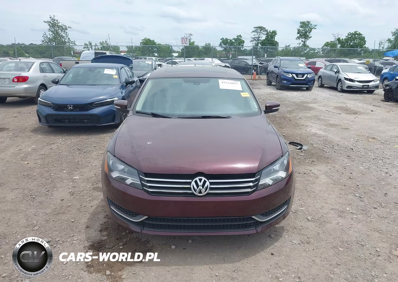 2013 Volkswagen Passat 2.5L Se VIN:1VWBP7A31DC035041 - 6