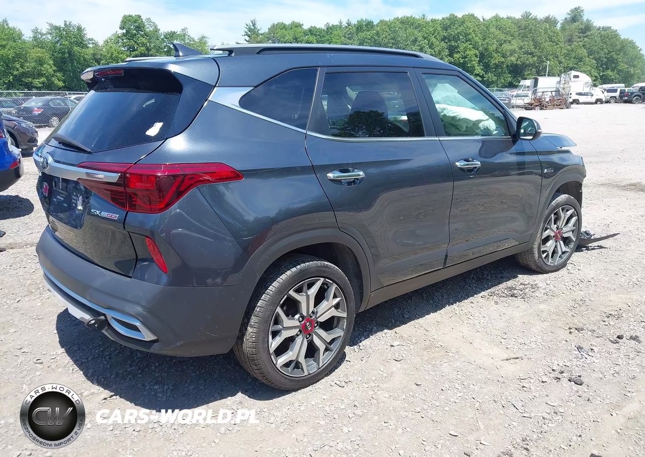 2021 Kia Seltos Sx Turbo VIN:KNDETCA27M7085382 - 4