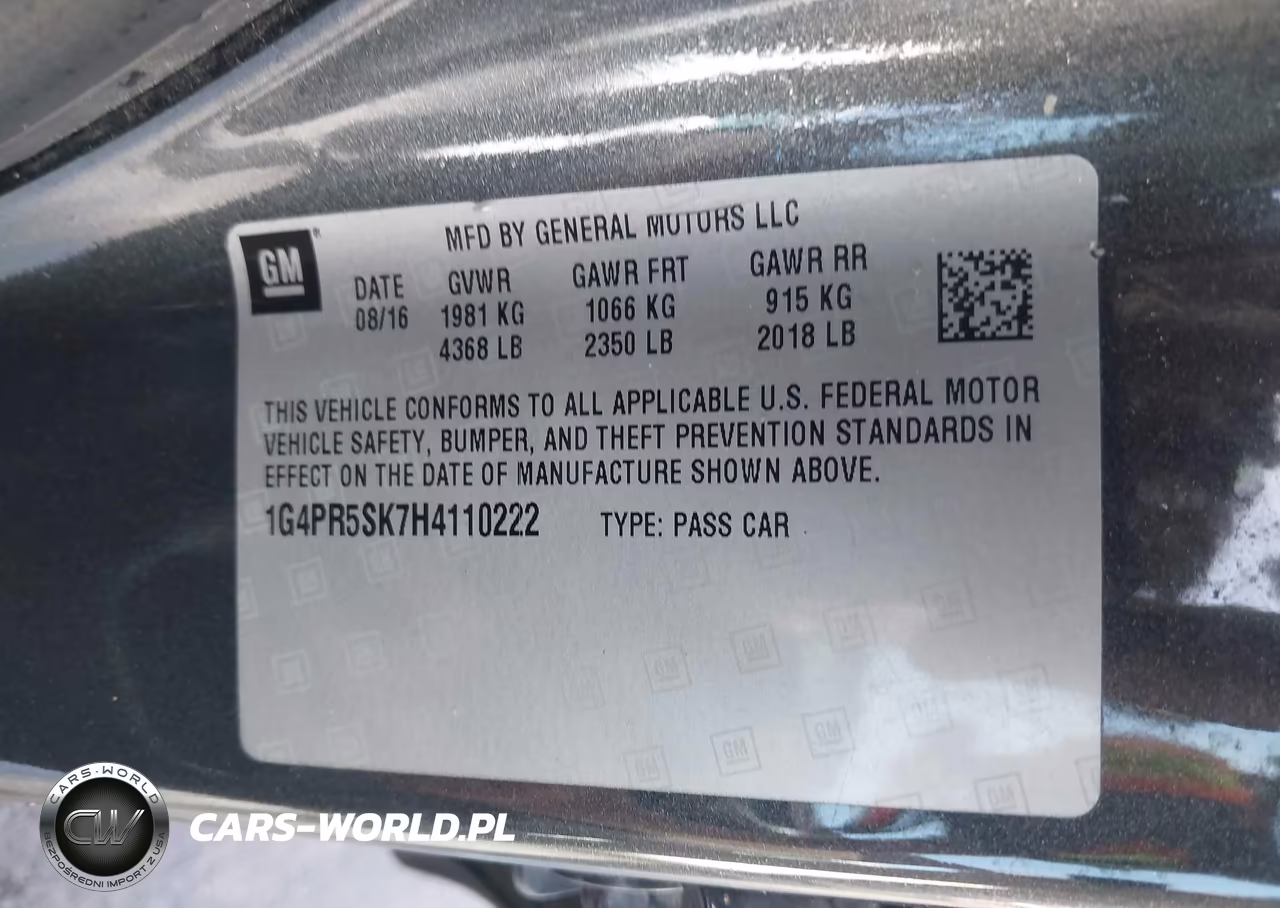 2017 Buick Verano Sport Touring VIN:1G4PR5SK7H4110222 - 9