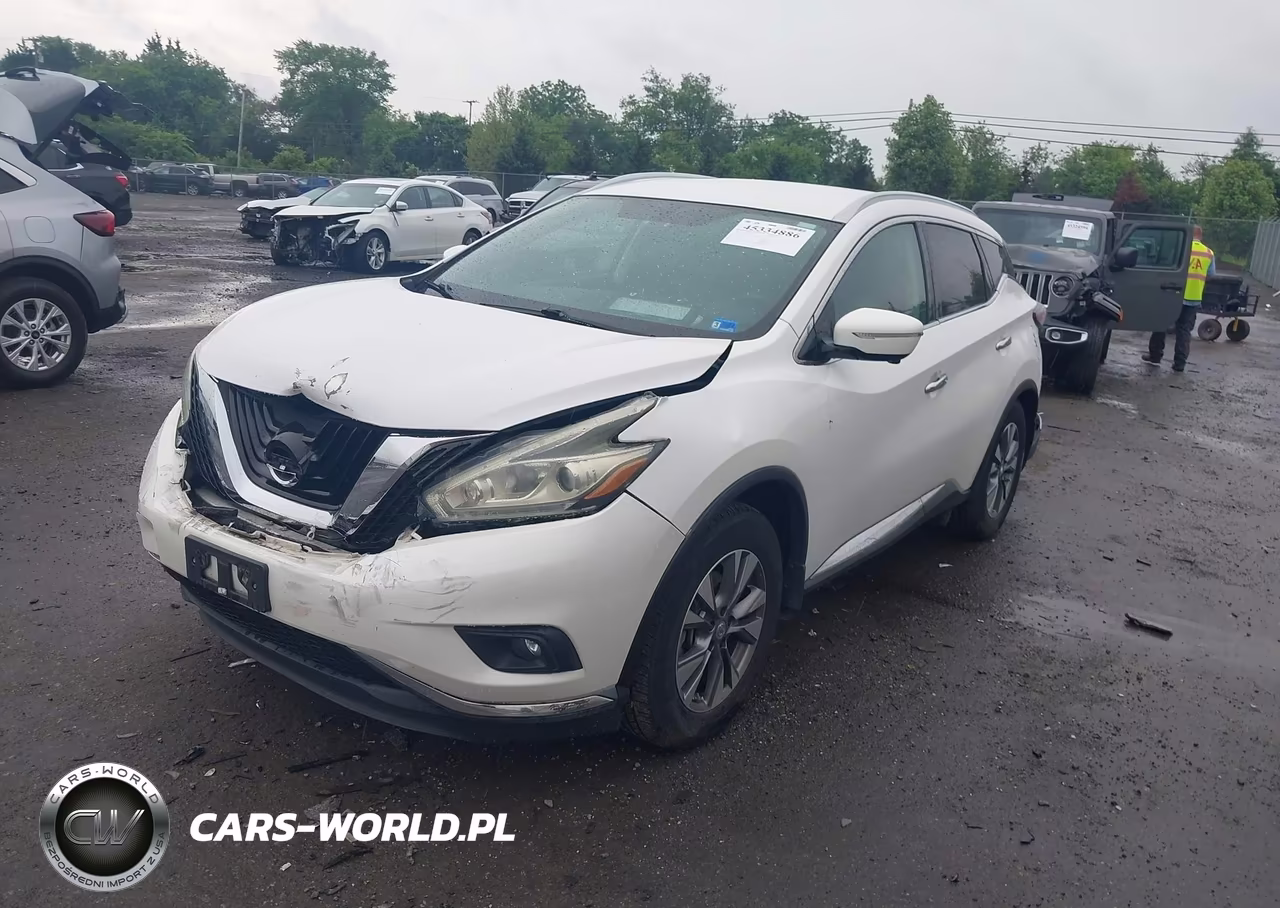 2015 Nissan Murano Sl VIN:5N1AZ2MH7FN219826 - 2