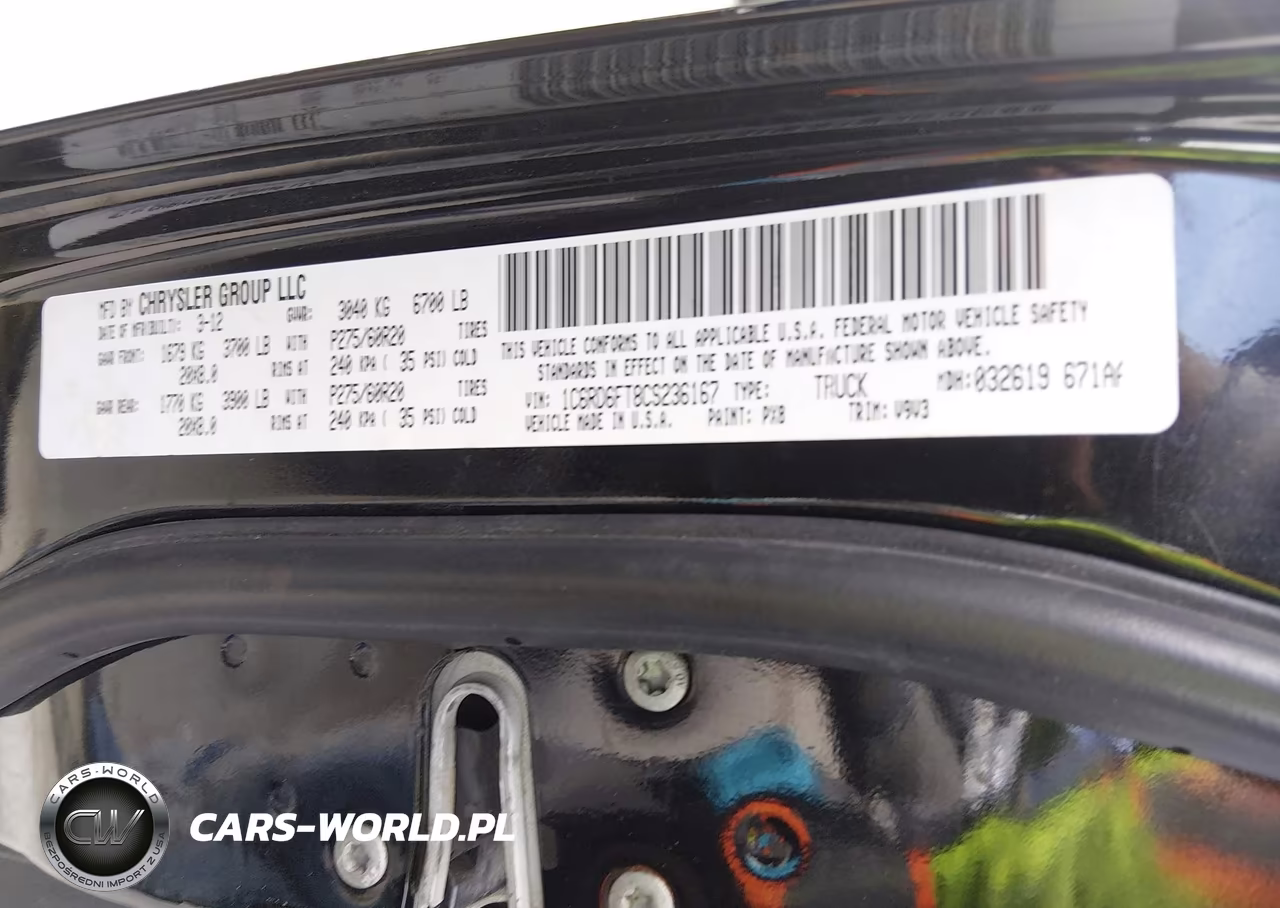 2012 Ram 1500 St VIN:1C6RD6FT8CS236167 - 9