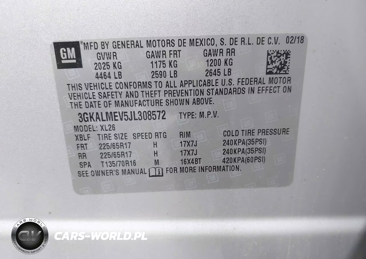 2018 GMC Terrain Sle VIN:3GKALMEV5JL308572 - 9