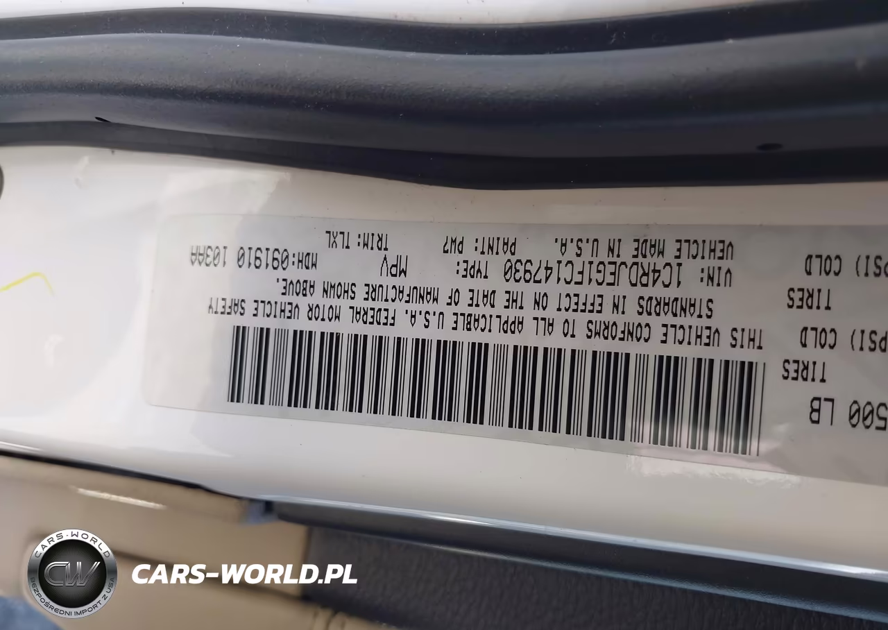 2015 Dodge Durango Citadel VIN:1C4RDJEG1FC147930 - 9
