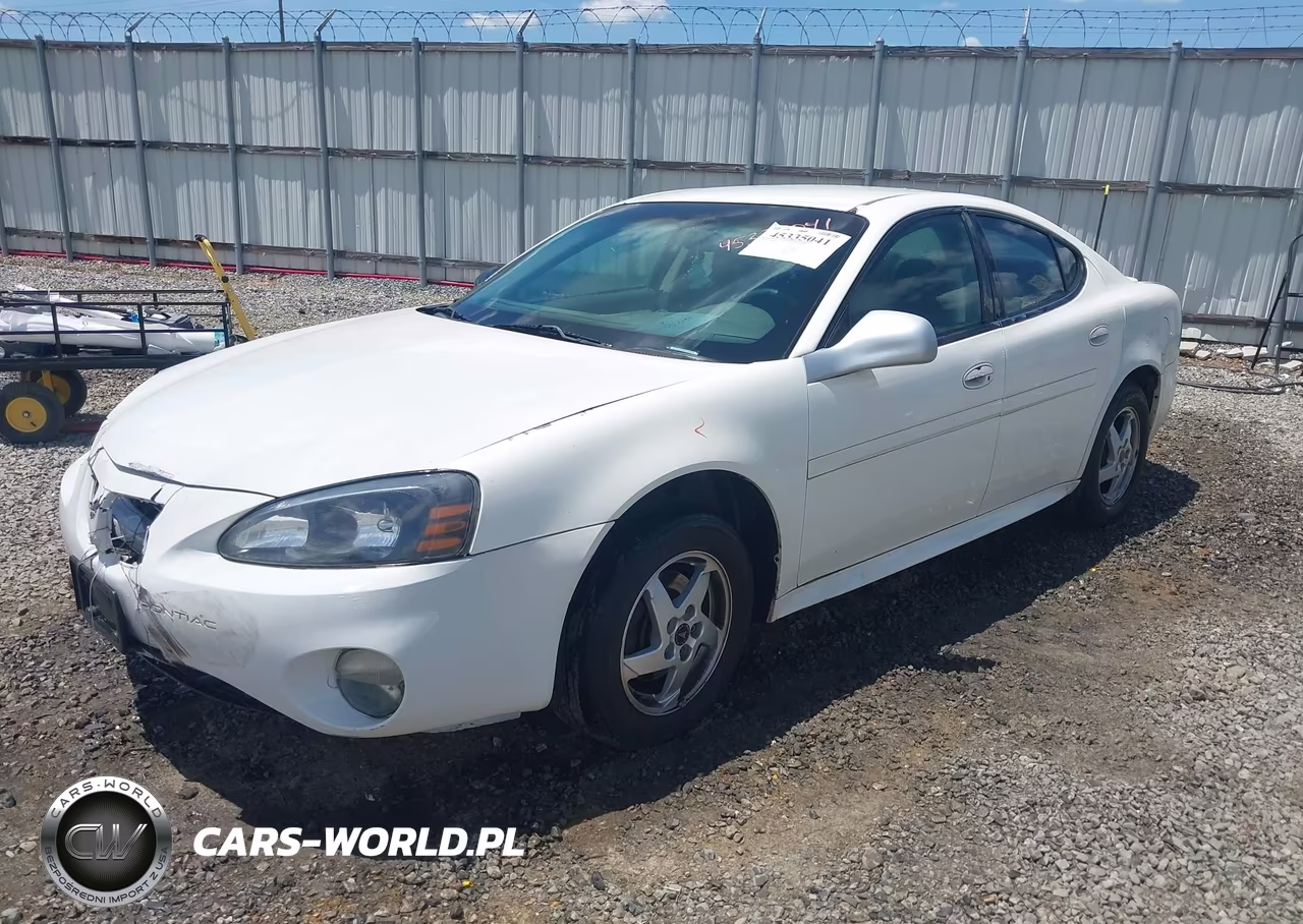 2004 Pontiac Grand Prix Gt1 VIN:2G2WP522441201996 - 2