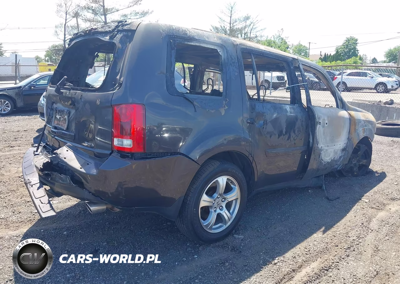 2013 Honda Pilot Ex VIN:5FNYF4H48DB058137 - 4