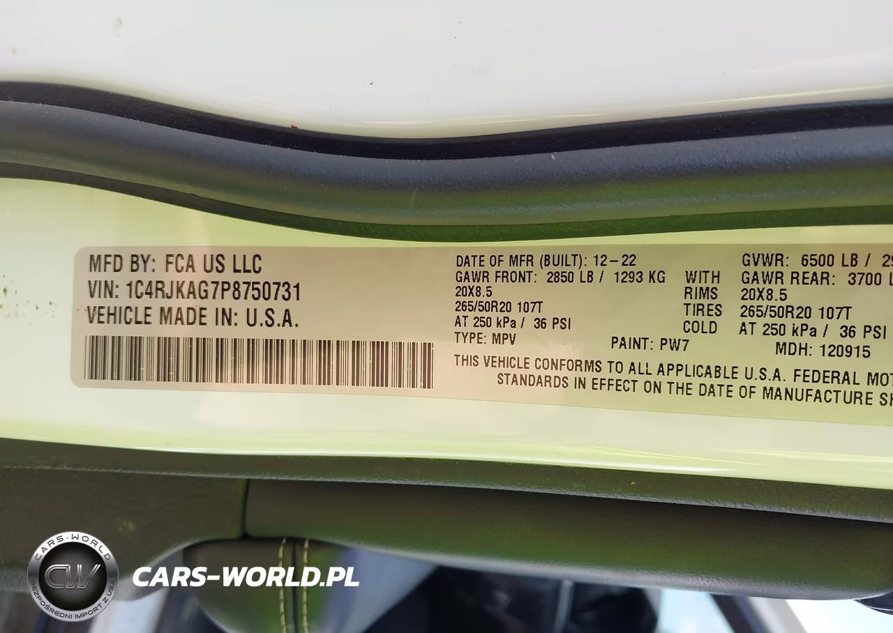 2023 Jeep Grand Cherokee L Altitude 4X4 VIN:1C4RJKAG7P8750731 - 9