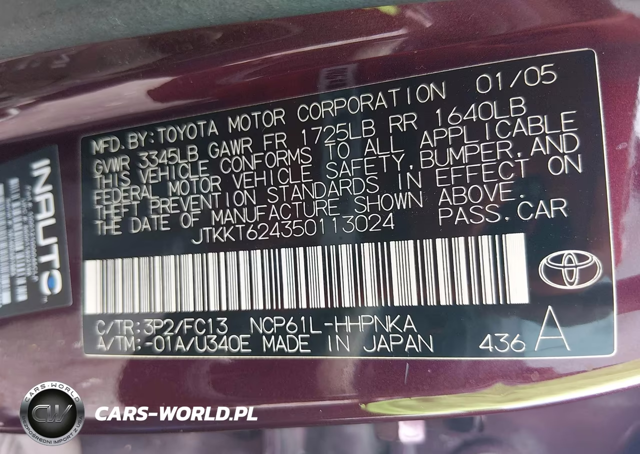 2005 Scion Xa VIN:JTKKT624350113024 - 9
