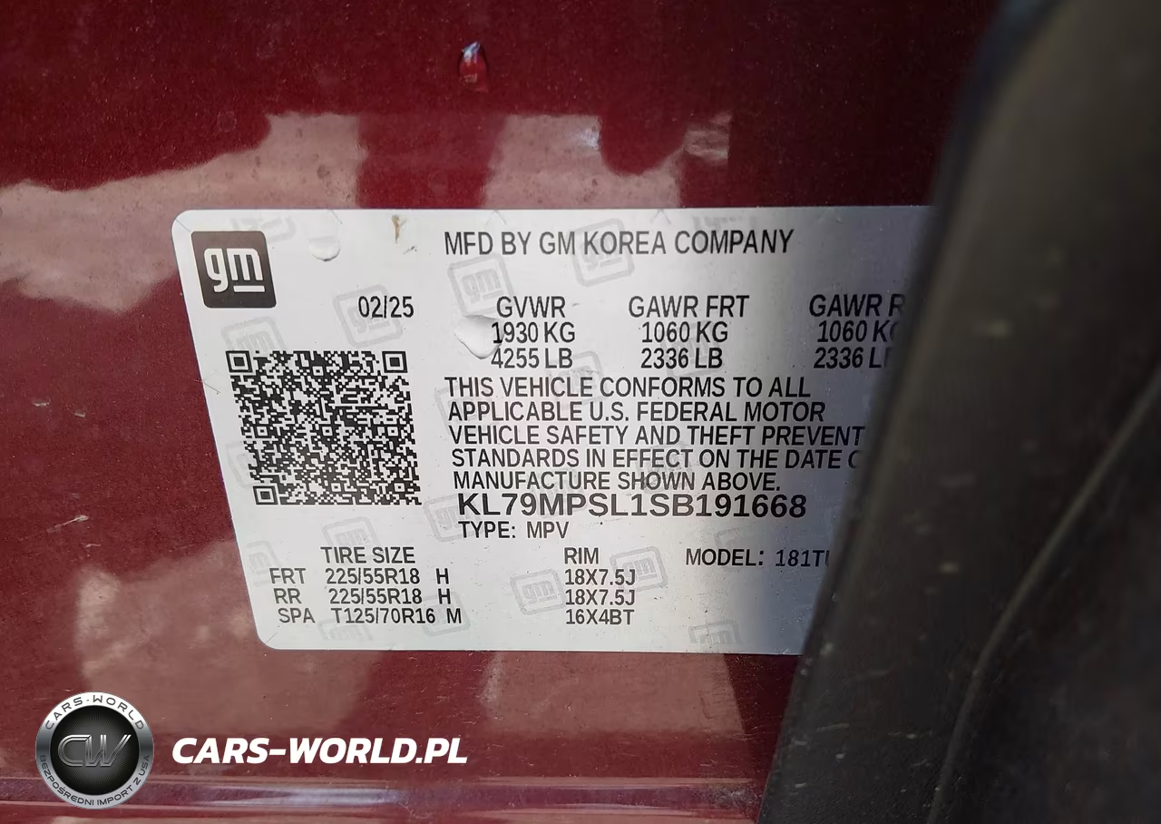 2025 Chevrolet Trailblazer Fwd Lt VIN:KL79MPSL1SB191668 - 9