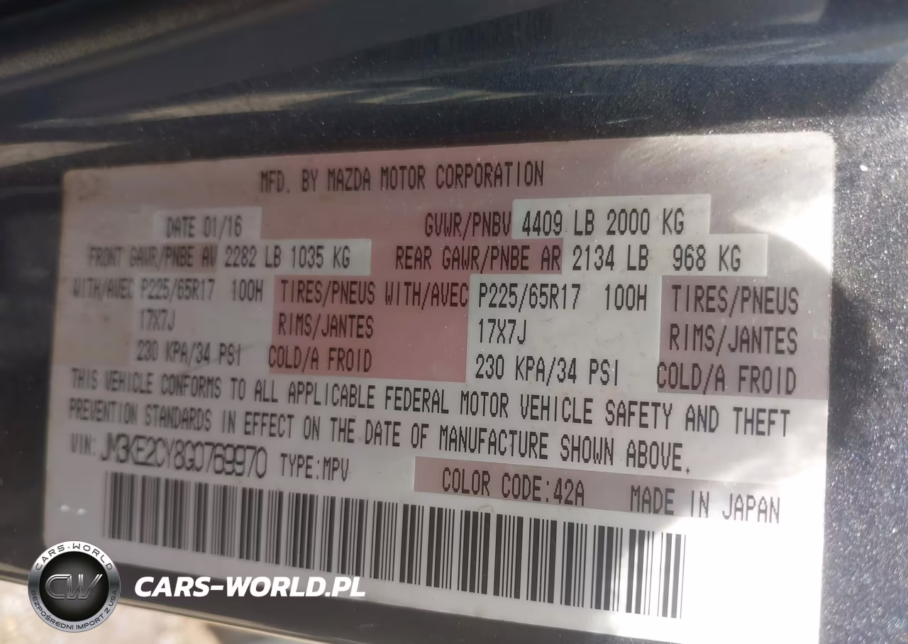 2016 Mazda Cx-5 Touring VIN:JM3KE2CY8G0769970 - 9