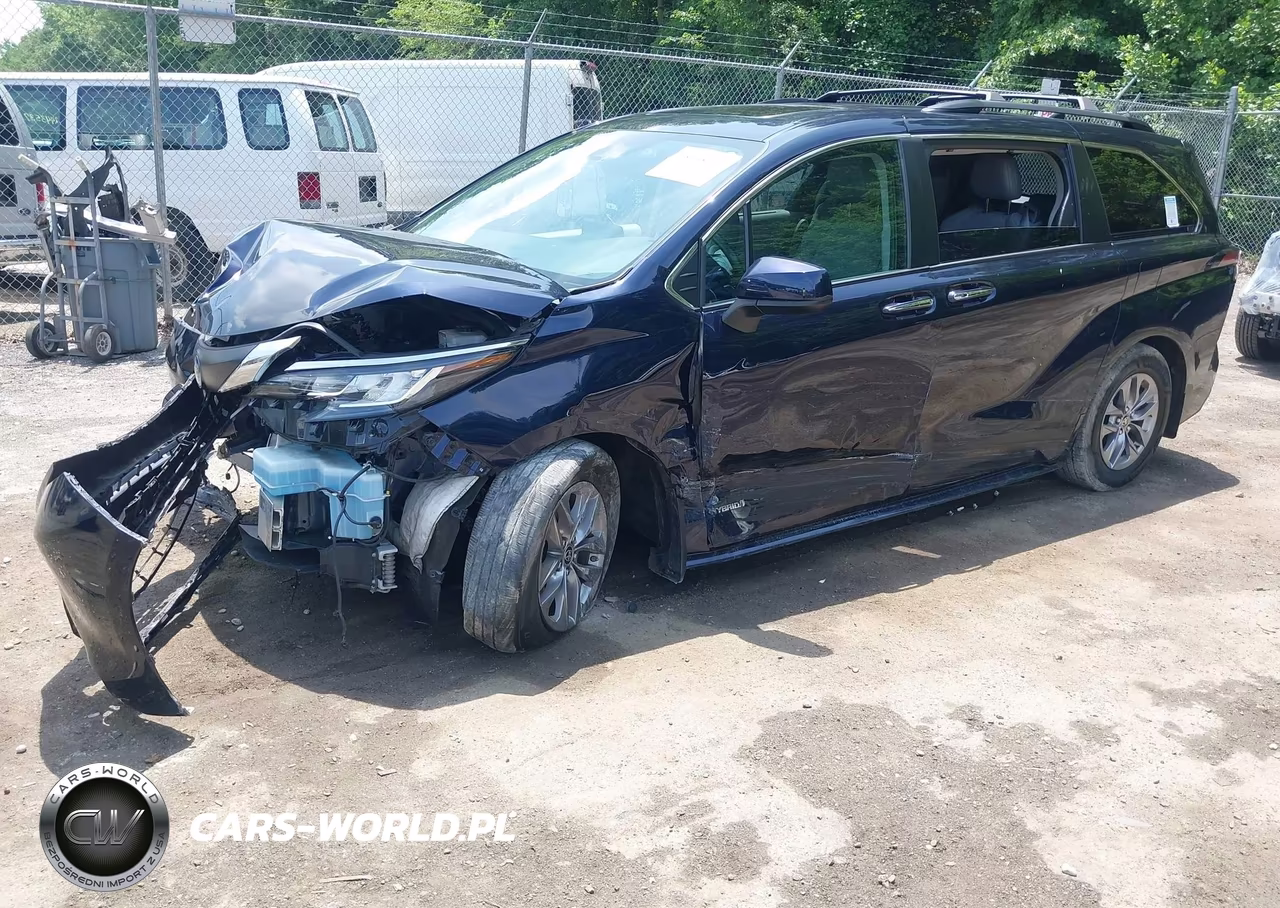 2021 Toyota Sienna Xle VIN:5TDJRKEC3MS058146 - 2