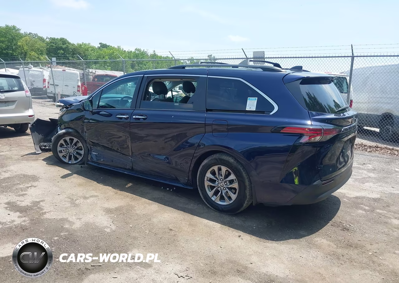 2021 Toyota Sienna Xle VIN:5TDJRKEC3MS058146 - 3