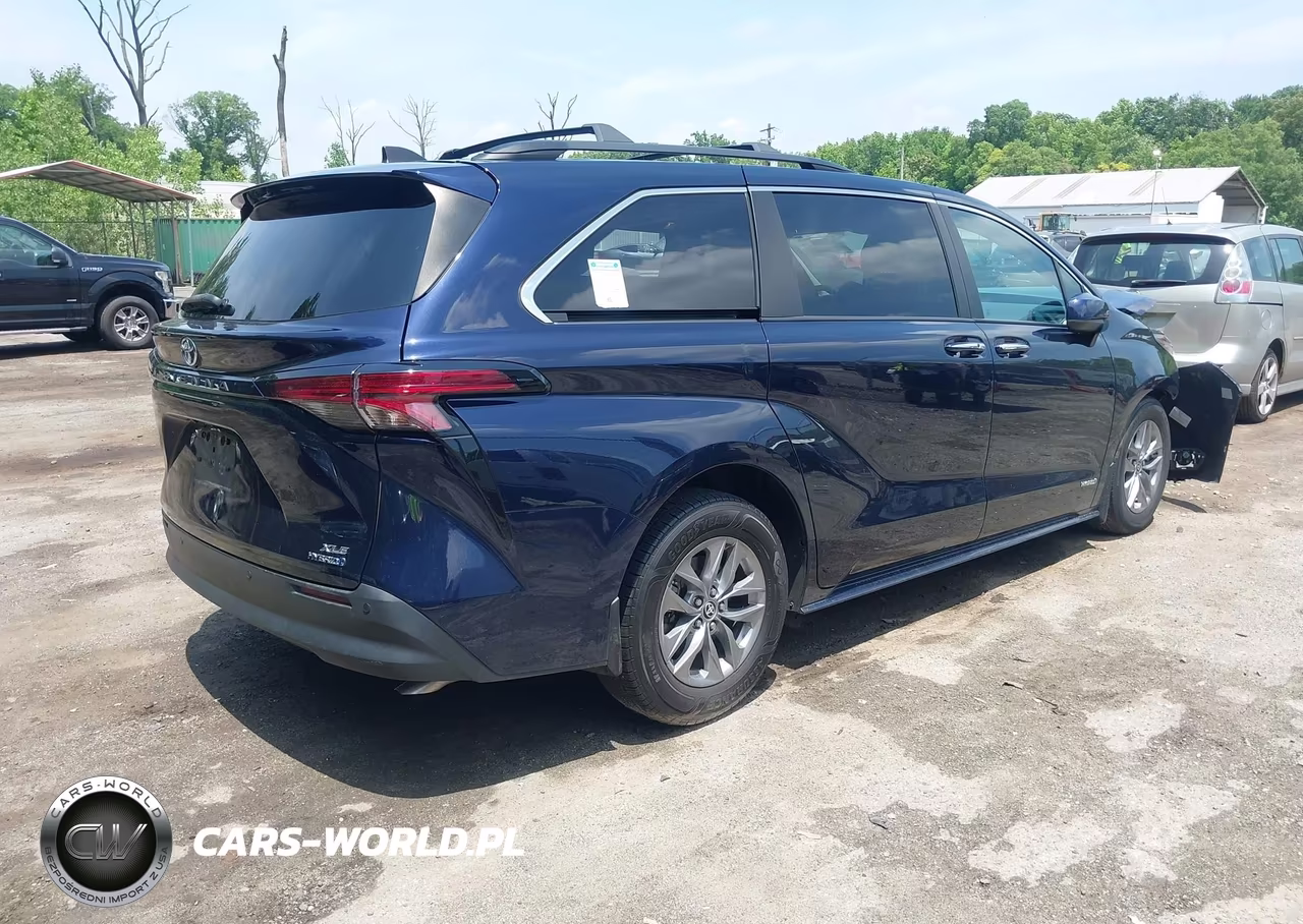 2021 Toyota Sienna Xle VIN:5TDJRKEC3MS058146 - 4