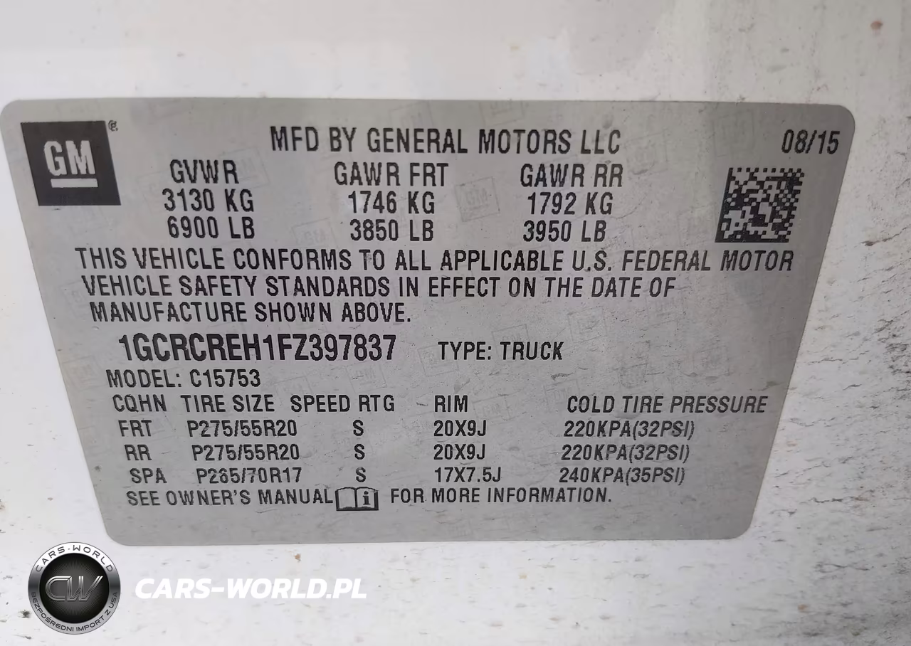 2015 Chevrolet Silverado 1500 Lt VIN:1GCRCREH1FZ397837 - 9