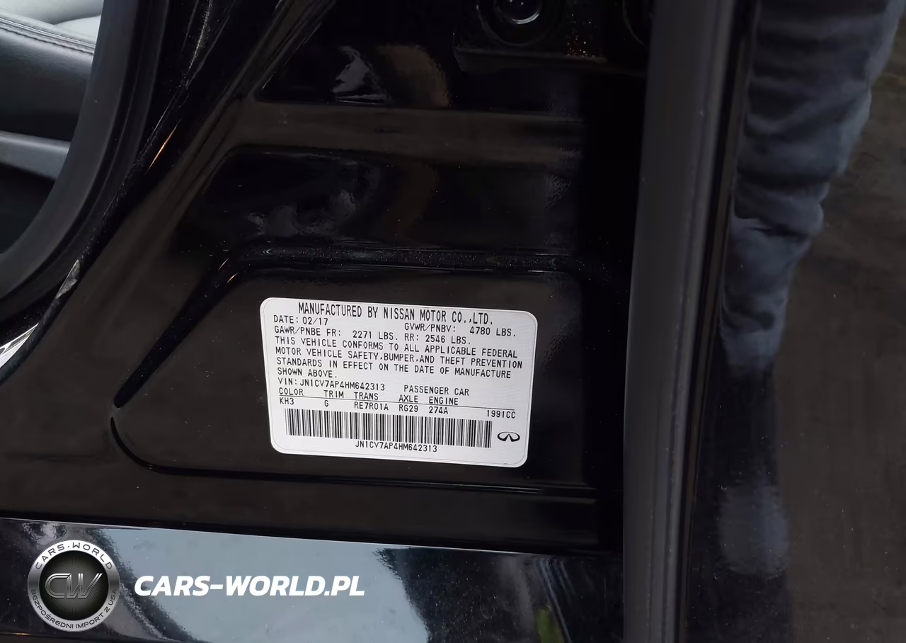 2017 Infiniti Q50 2.0T Premium VIN:JN1CV7AP4HM642313 - 9