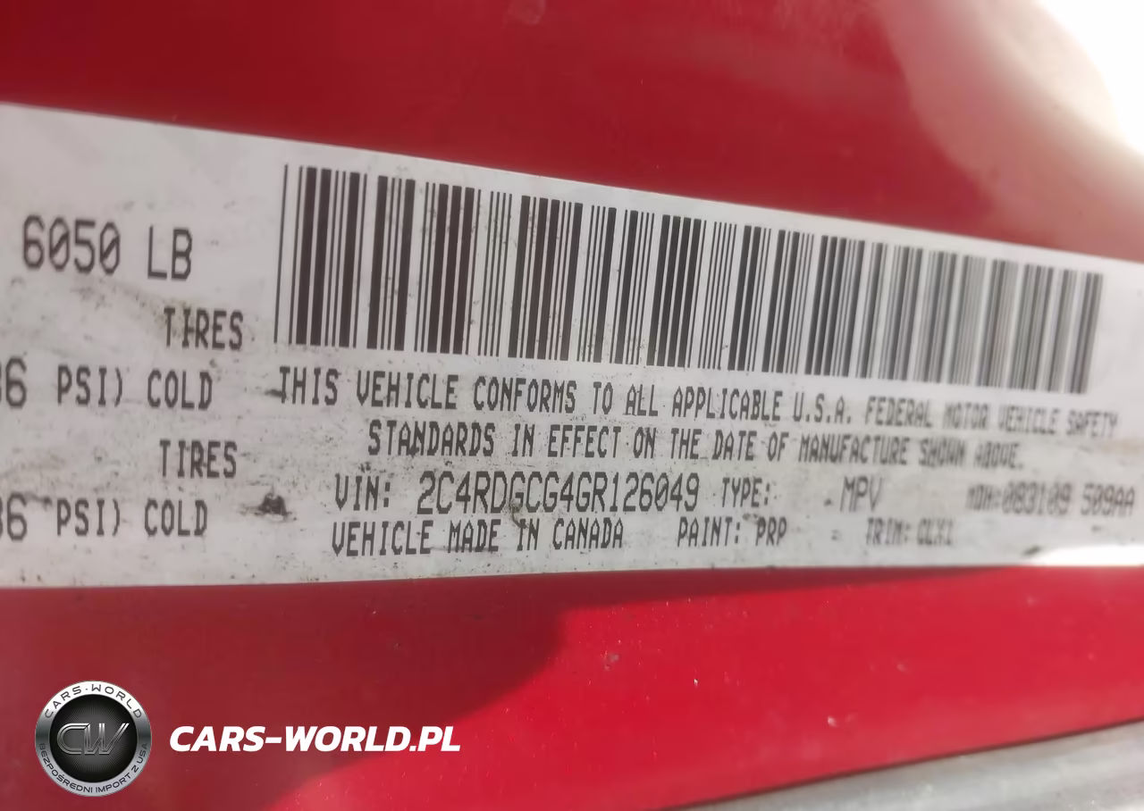2016 Dodge Grand Caravan Sxt VIN:2C4RDGCG4GR126049 - 9
