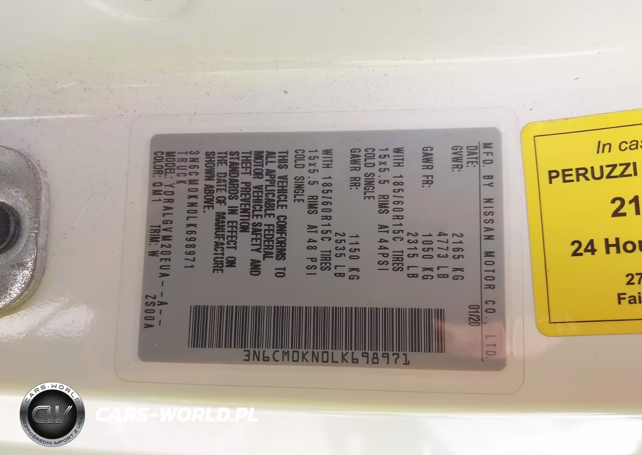 2020 Nissan Nv200 Cargo Sv Xtronic Cvt VIN:3N6CM0KN0LK698971 - 9