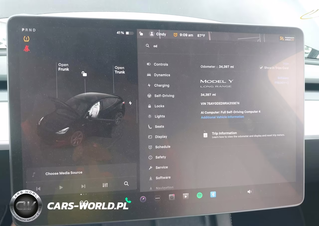 2024 Tesla Model Y Long Range Single Motor Rear-Wheel Drive-Rwd VIN:7SAYGDED9RA310874 - 18