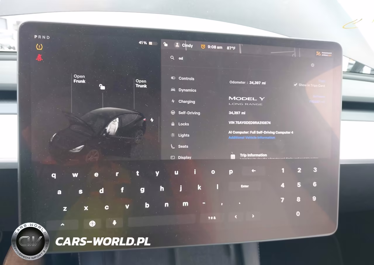 2024 Tesla Model Y Long Range Single Motor Rear-Wheel Drive-Rwd VIN:7SAYGDED9RA310874 - 7