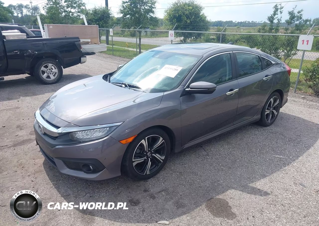 2017 Honda Civic Touring VIN:19XFC1F91HE001416 - 2