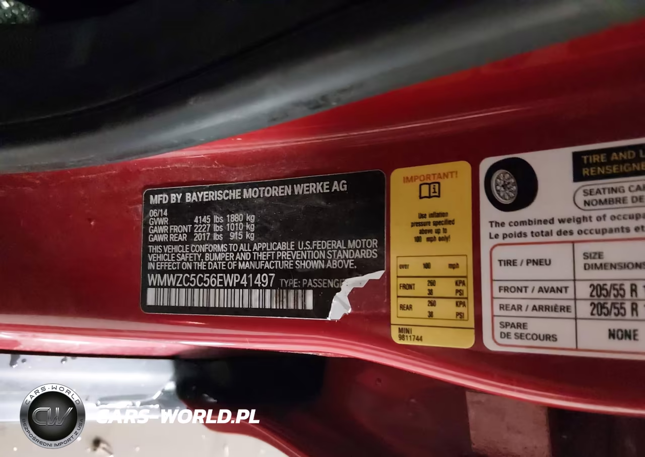 2014 Mini Countryman Cooper S VIN:WMWZC5C56EWP41497 - 9