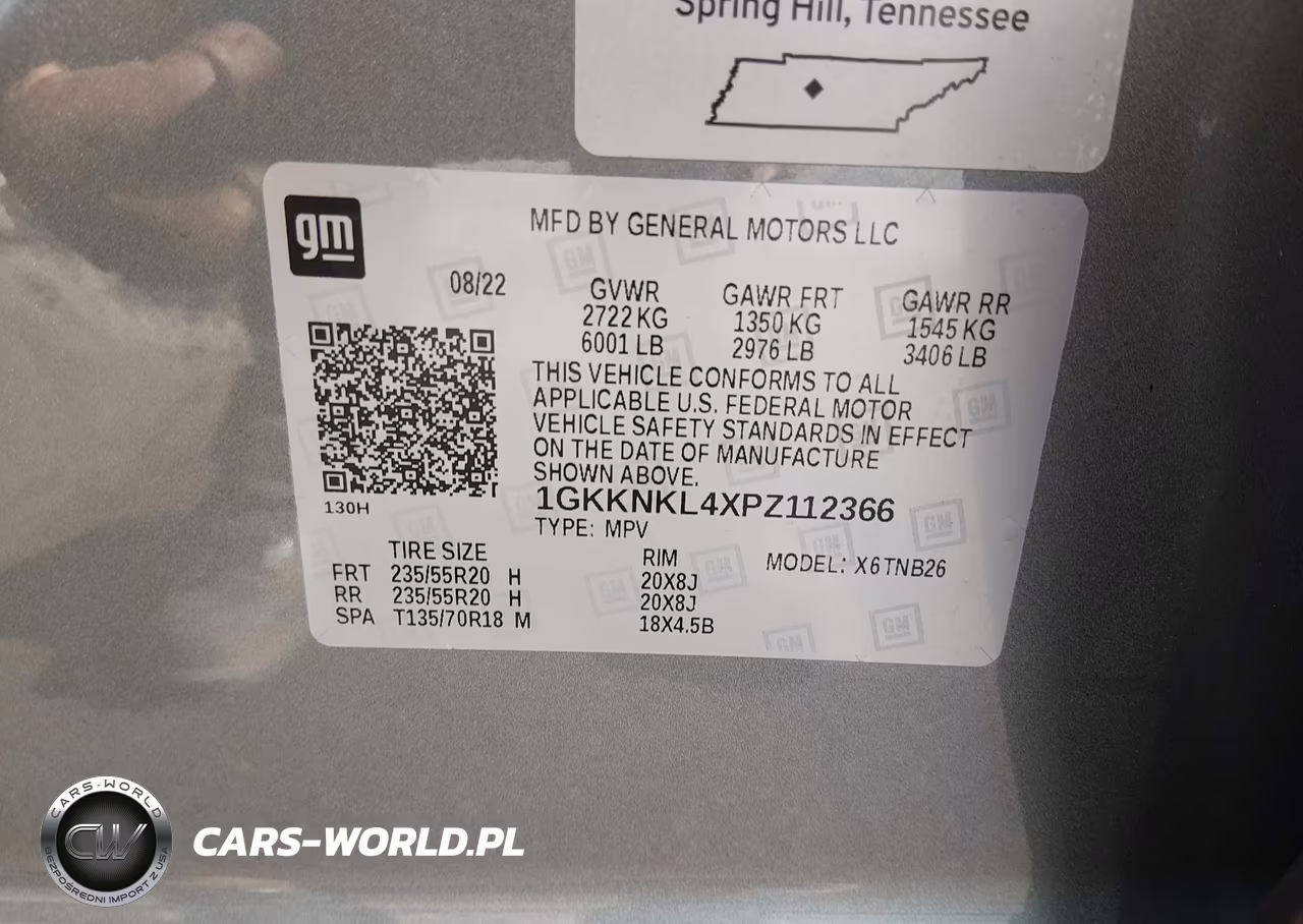 2023 GMC Acadia Fwd Sle VIN:1GKKNKL4XPZ112366 - 9