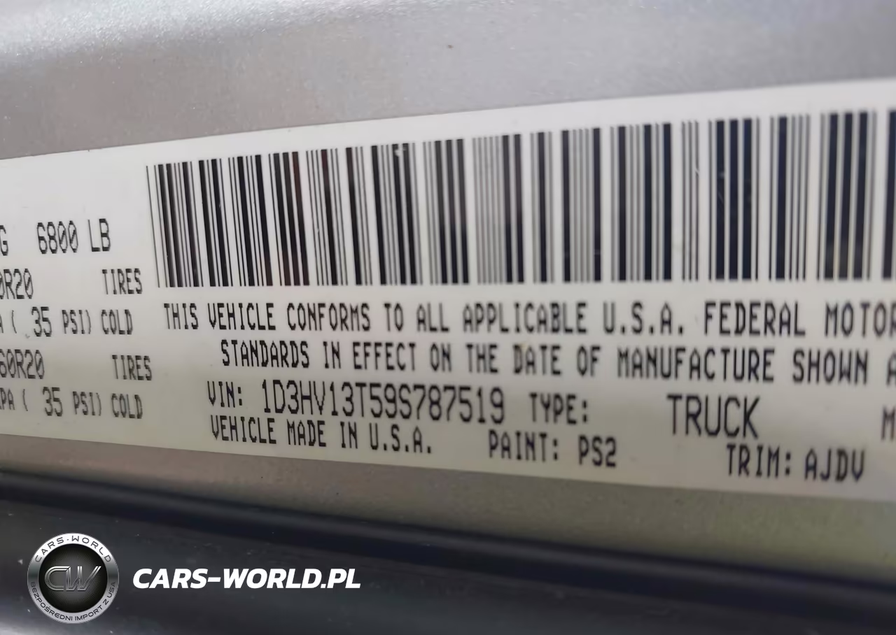 2009 Dodge Ram 1500 Slt-Sport-Trx VIN:1D3HV13T59S787519 - 9