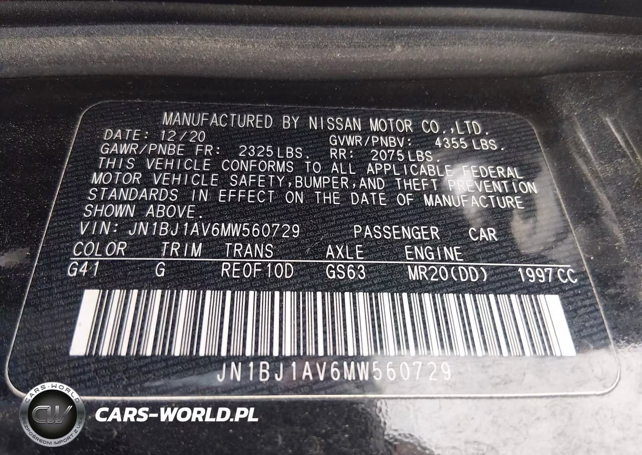 2021 Nissan Rogue Sport S Fwd Xtronic Cvt VIN:JN1BJ1AV6MW560729 - 9