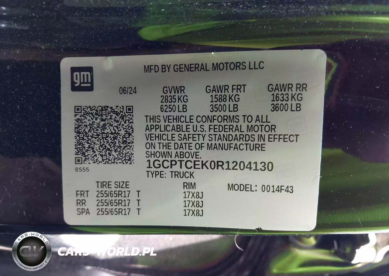 2024 Chevrolet Colorado 4Wd Lt VIN:1GCPTCEK0R1204130 - 9