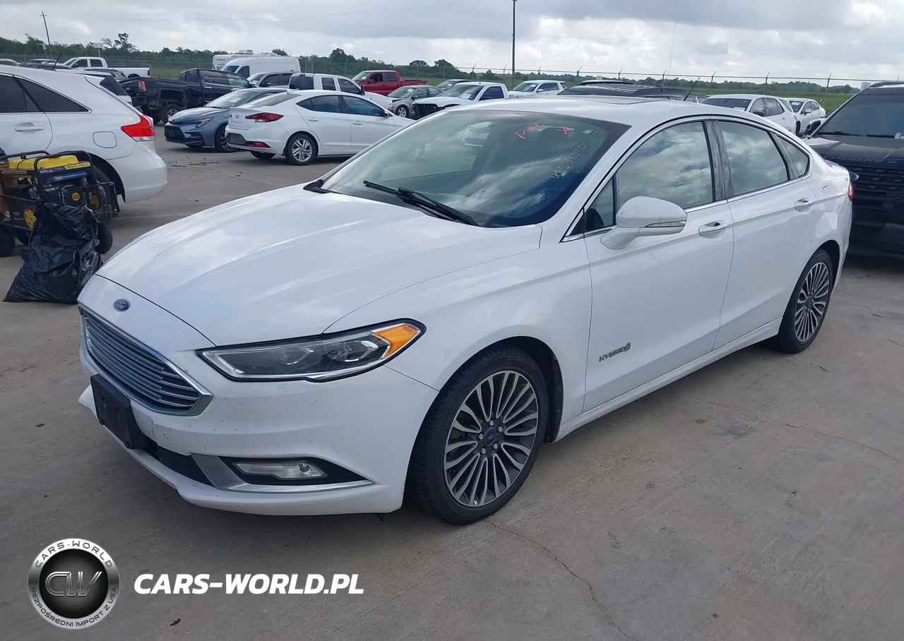 2018 Ford Fusion Hybrid Titanium VIN:3FA6P0RUXJR103011 - 2