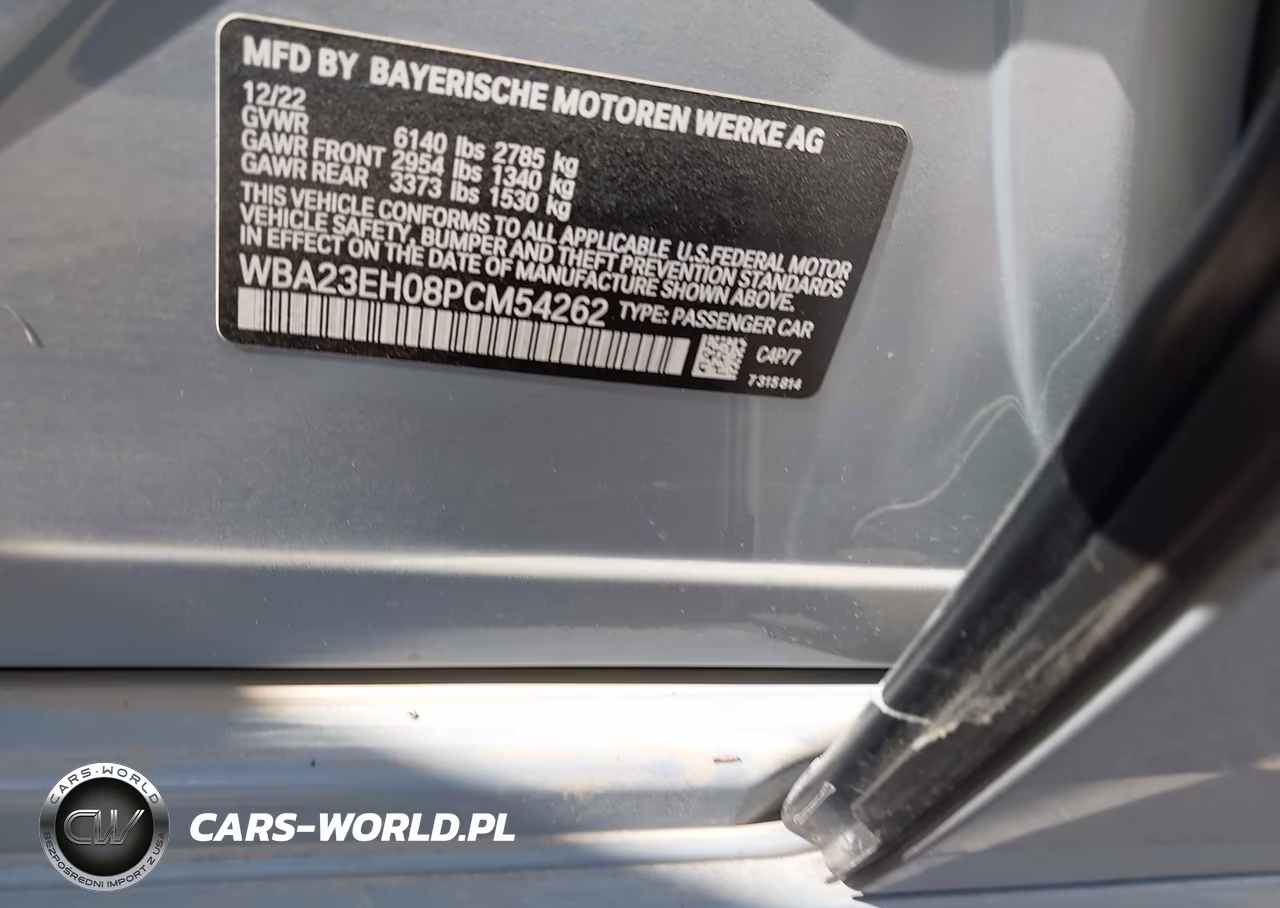 2023 BMW 740 I VIN:WBA23EH08PCM54262 - 9
