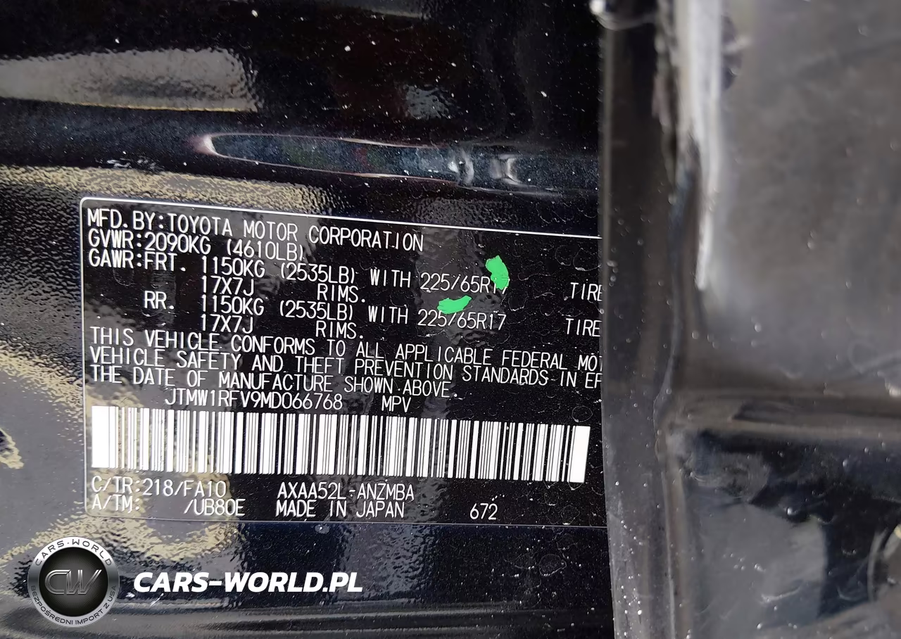 2021 Toyota Rav4 Xle VIN:JTMW1RFV9MD066768 - 9