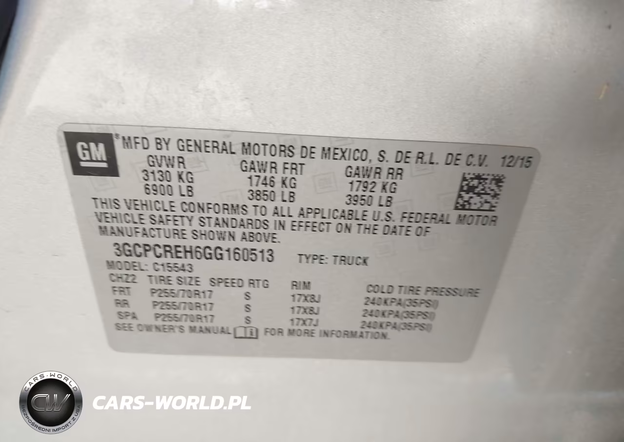 2016 Chevrolet Silverado 1500 Lt VIN:3GCPCREH6GG160513 - 9