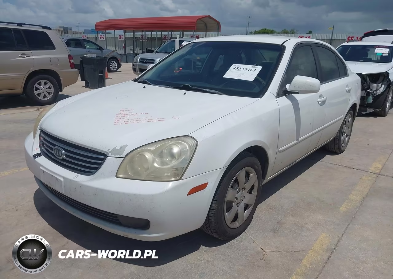 2007 Kia Optima Lx VIN:KNAGE123075114961 - 2