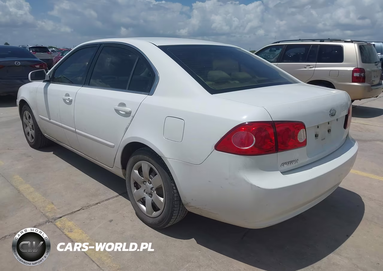 2007 Kia Optima Lx VIN:KNAGE123075114961 - 3