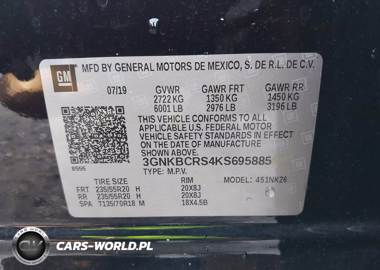 2019 Chevrolet Blazer VIN:3GNKBCRS4KS695885 - 9