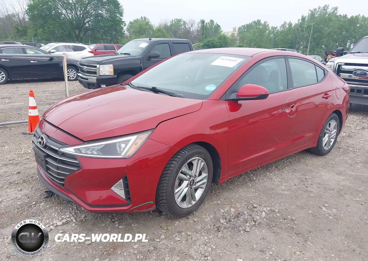 2020 Hyundai Elantra Sel VIN:KMHD84LF5LU993537 - 2