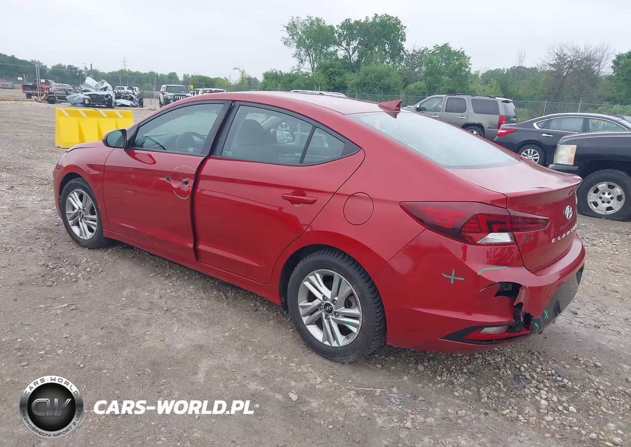 2020 Hyundai Elantra Sel VIN:KMHD84LF5LU993537 - 3