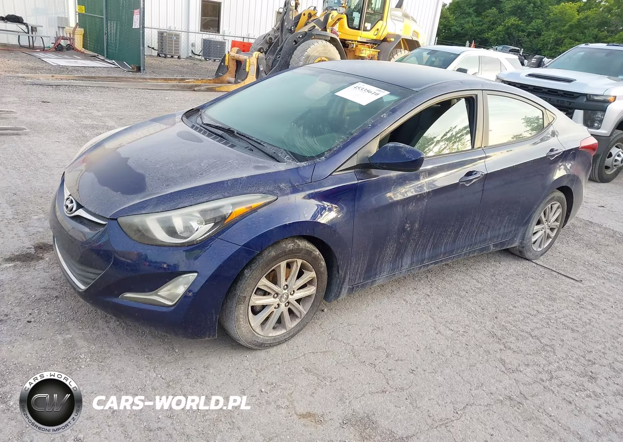 2014 Hyundai Elantra Se VIN:5NPDH4AE4EH487225 - 2