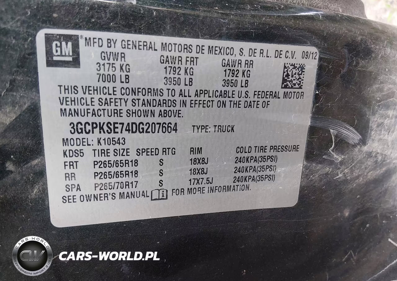 2013 Chevrolet Silverado 1500 Lt VIN:3GCPKSE74DG207664 - 9