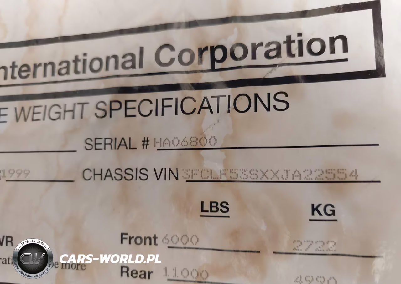 1999 Ford F550 Super Duty Stripped Chass VIN:3FCLF53SXXJA22554 - 9